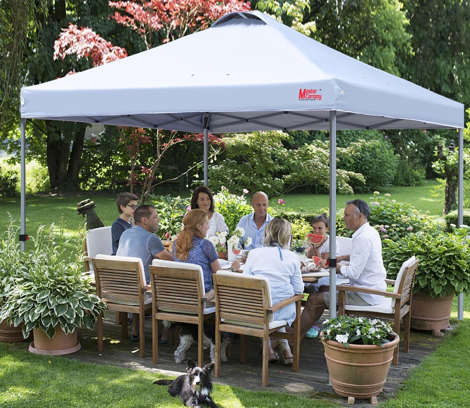 MASTERCANOPY Durable Pop-up Canopy Tent with Roller Bag (10x10, White) - Image 6